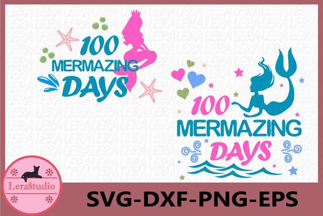 100 Mermazing Days svg SVG Lerastudio 