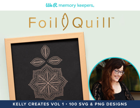 100 Single Line SVG Design Bundle for Foil Quill (Kelly Creates Vol 1) SVG We R Memory Keeper's Foil Quill 