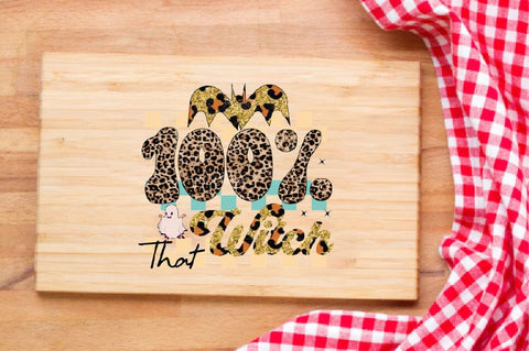 100% That Witch Sublimation SVGArt 