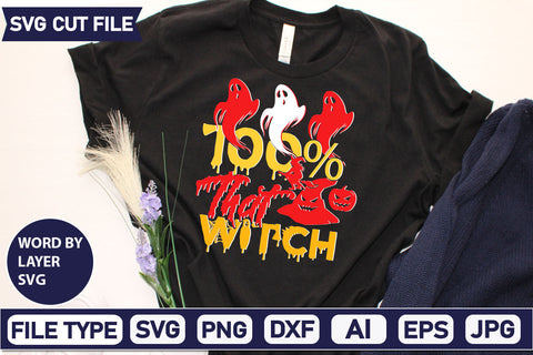 100% That Witch SVG Cut File SVG DesignPlante 503 