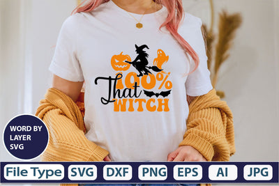 100% That Witch SVG Cut File SVG DesignPlante 503 