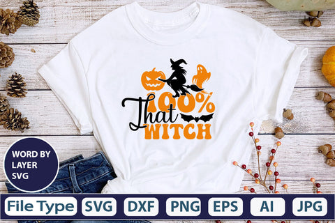 100% That Witch SVG Cut File SVG DesignPlante 503 