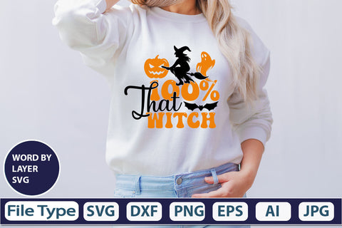 100% That Witch SVG Cut File SVG DesignPlante 503 