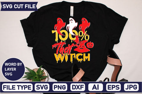 100% That Witch SVG Cut File SVG DesignPlante 503 