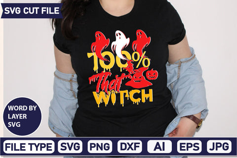100% That Witch SVG Cut File SVG DesignPlante 503 