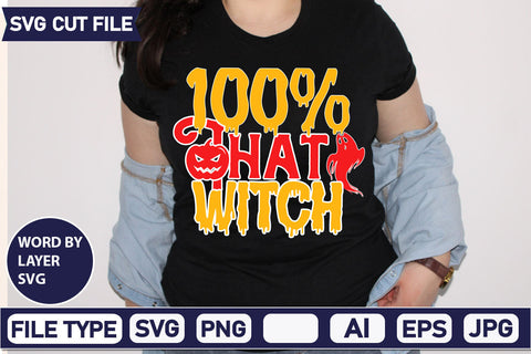 100% That Witch SVG Cut File SVG DesignPlante 503 