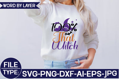 100% That Witch SVG Cut File SVG Studio Innate 