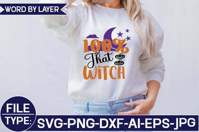 100% That Witch SVG Cut File SVG Studio Innate 