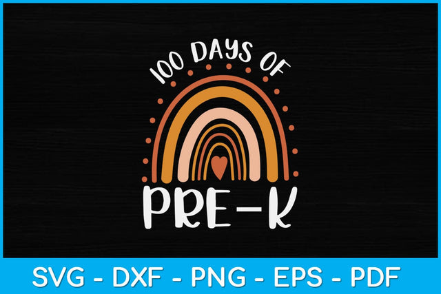 100th Day Of Pre K Apple 100 Days School Teacher Svg Design SVG artprintfile 