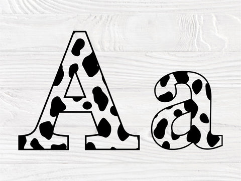 101 Dalmatians Font SVG | Dalmatians Alphabet Cut Files | Dalmatians Letters and Numbers | Stencil Font | Cricut and Silhouette Cut Files SVG TonisArtStudio 