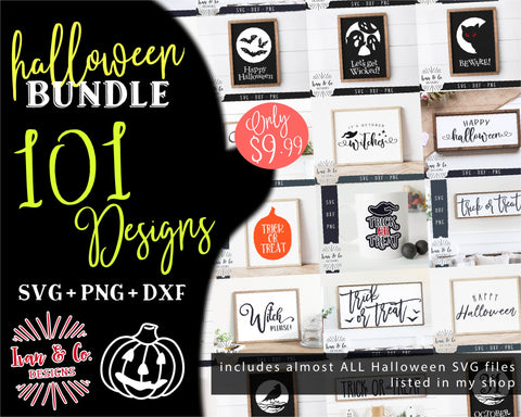 101 Halloween SVG Bundle | Ghost Svg | Trick Or Treat Svg | Boo Svg | Pumpkin Svg | Spooky Svg | Witch Svg | Commercial Use | Digital Cut Files (1290425771) SVG Ivan & Co. Designs 