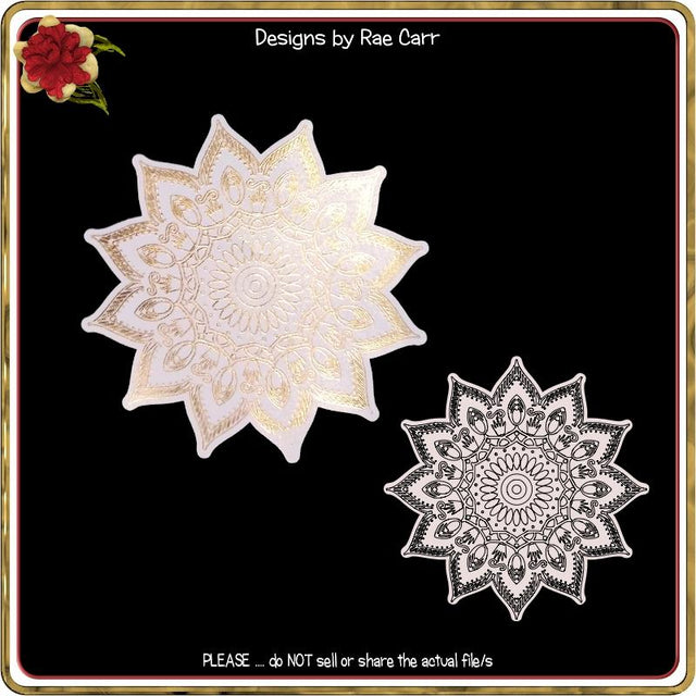 1012 Mandala1 for Foil Quill HTV Vinyl Pens SVG Designs by Rae 