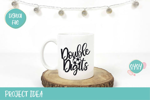 10th Football Birthday SVG | Double Digits Cake Topper SVG SVG OyoyStudioDigitals 