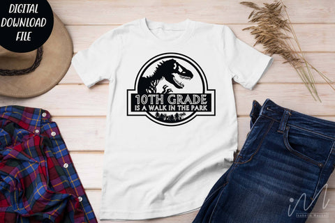 10th grade is a walk in the park svg, 10th grade teacher t shirt, 10th grade graduate SVG Isabella Machell 