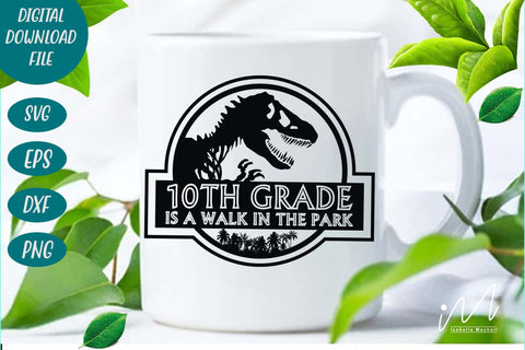 10th grade is a walk in the park svg, 10th grade teacher t shirt, 10th grade graduate SVG Isabella Machell 