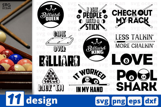 11 Billiard quotes cricut svg SVG SvgOcean 