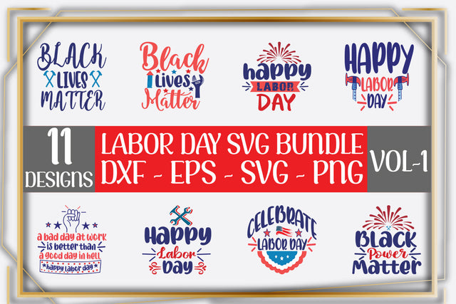 11 Labor day SVG Design Bundle vol-1 SVG thesvgfactory 