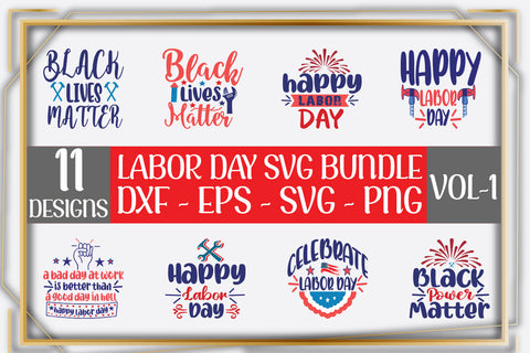 11 Labor day SVG Design Bundle vol-1 SVG thesvgfactory 