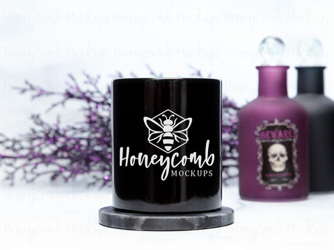 11 Ounce Black Mug Mockup, Halloween Mug Mockup, Styled Mug Photo, Witchy Mug Mockup, Blank Mug Mockup, Coffee Cup Mockup Mock Up Photo Honeycomb Mockups 