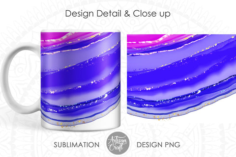 11 oz mug sublimation, Alcohol ink art Sublimation Artisan Craft SVG 