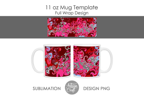 11 oz Mug sublimation template, fluid art, pastel colors SVG Artisan Craft SVG 