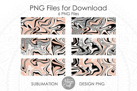 11oz Mug design PNG with beige fluid art Sublimation Artisan Craft SVG 