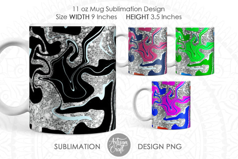 11oz Mug sublimation design PNG bundle SVG Artisan Craft SVG 