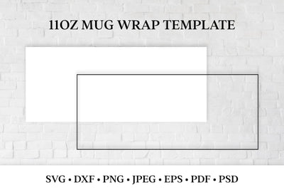 11oz Mug Wrap Template. SVG, Sublimation PNG SVG LaBelezoka 