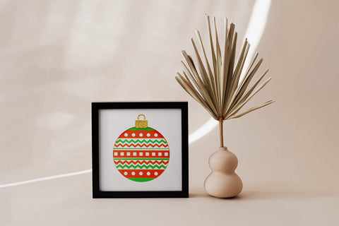 12 Days of Christmas Ornament Layered Paper Advent Calendar SVG 3D Paper Risa Rocks It 