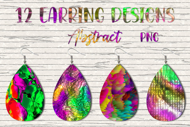 12 Earring Sublimation Set 6.Teardrop Earrings Wraps Png Bundle,Digital Png Sublimation Design,Printable Png Graphics Sublimation oyonnidesign 