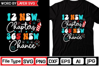 12 New Chapters 365 New Chance Retro SVG Design SVGs,Quotes and Sayings,Food & Drink,On Sale, Print & Cut SVG DesignPlante 503 