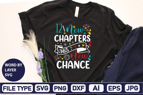 12 New Chapters 365 New Chance SVG Cut File SVG DesignPlante 503 