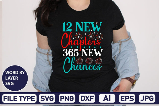 12 new chapters 365 new chances SVG Design SVGs,Quotes and Sayings,Food & Drink,On Sale, Print & Cut SVG DesignPlante 503 