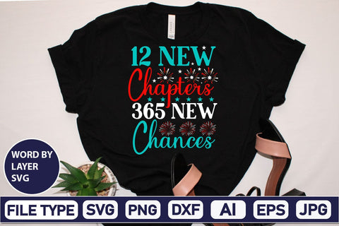 12 new chapters 365 new chances SVG Design SVGs,Quotes and Sayings,Food & Drink,On Sale, Print & Cut SVG DesignPlante 503 