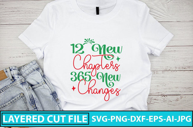 12 New Chapters 365 New Changes SVG Cut File SVG Syaman 