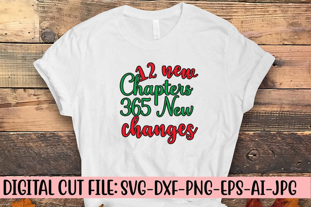 12 New Chapters 365 New Changes SVG Cut File SVG Syaman 