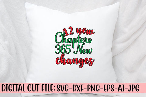 12 New Chapters 365 New Changes SVG Cut File SVG Syaman 