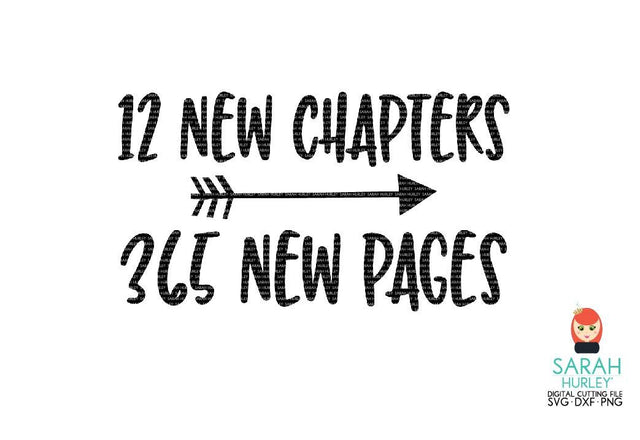 12 New Chapters Arrow SVG Sarah Hurley 
