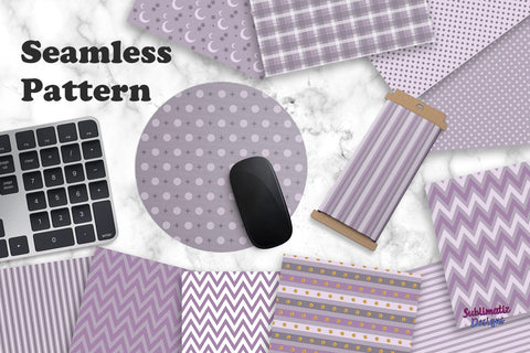 12 Pastel Purple Digital Papers Sublimation Sublimatiz Designs 