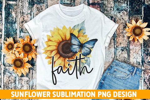 12 Sunflowers Sublimation Designs Bundle SVG fokiira 