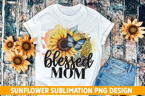 12 Sunflowers Sublimation Designs Bundle SVG fokiira 