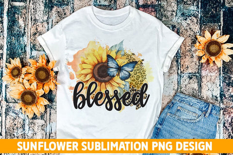 12 Sunflowers Sublimation Designs Bundle SVG fokiira 