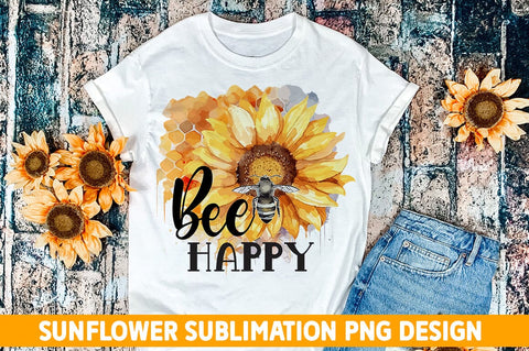 12 Sunflowers Sublimation Designs Bundle SVG fokiira 