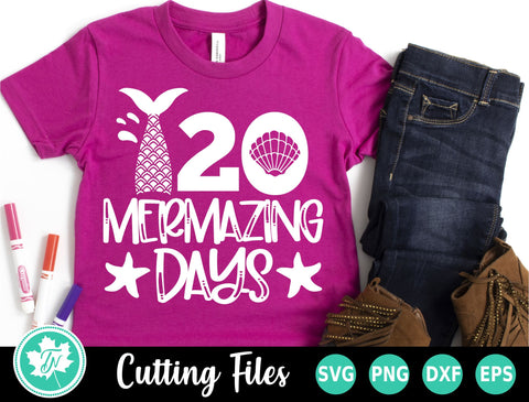 120 Days of School SVG | 120 Mermazing Days SVG TrueNorthImagesCA 