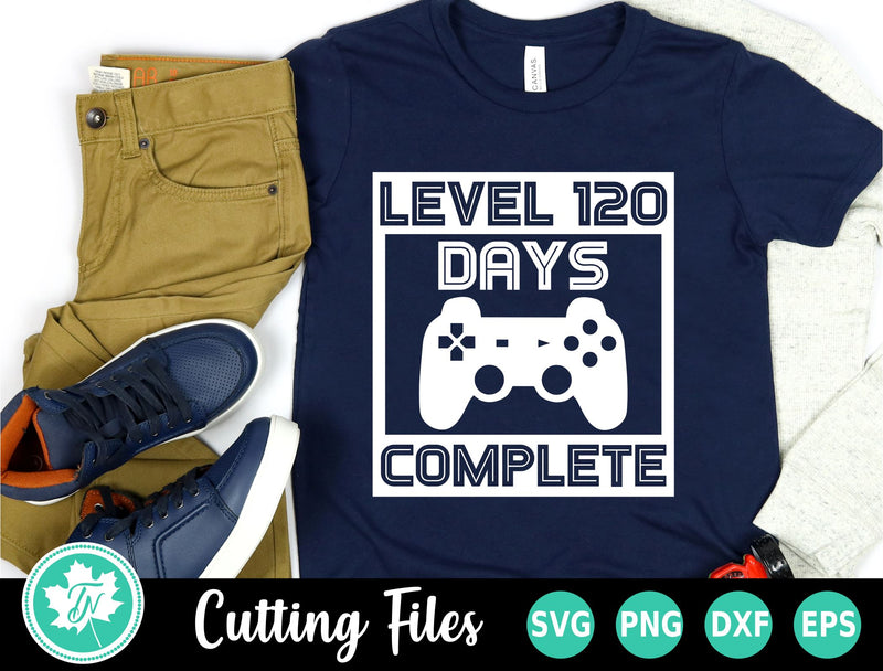 120 Days of School SVG | Level 120 Days Complete SVG TrueNorthImagesCA 