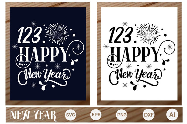 123 Happy New Year Round Sign SVG, Happy New Year 2024 Svg, Happy New Year SVG Design, SVGs,Quotes and Sayings,Food & Drink,On Sale, Print & Cut SVG DesignPlante 503 