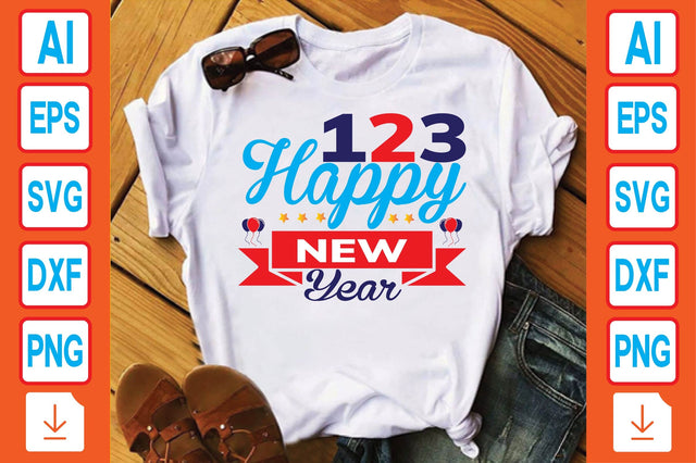 123 Happy New Year SVG Craftlabsvg24 