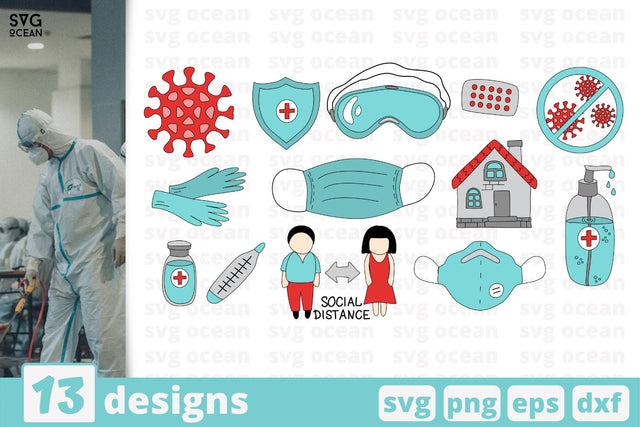 13 Quarantine designs cricut svg SVG SvgOcean 