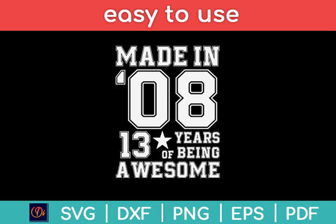 13 Year Old Girl Gifts For 13th Birthday Svg Design SVG artprintfile 