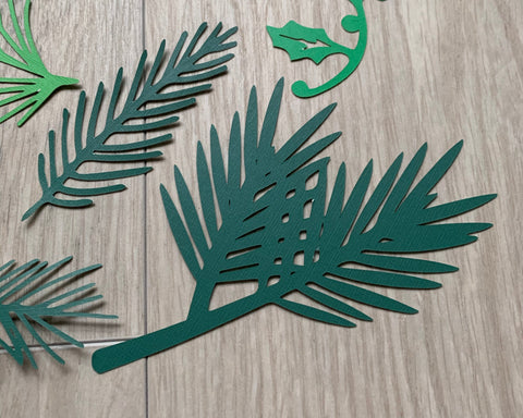 14 Christmas Leaves, pine leaf, poinsettia leaf SVG CanadaCraftsStudio 